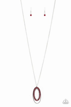 Affordable Ornament Paparazzi Accessories ?Money Mood - Red Necklace? Flat Rate Ship $4.50?