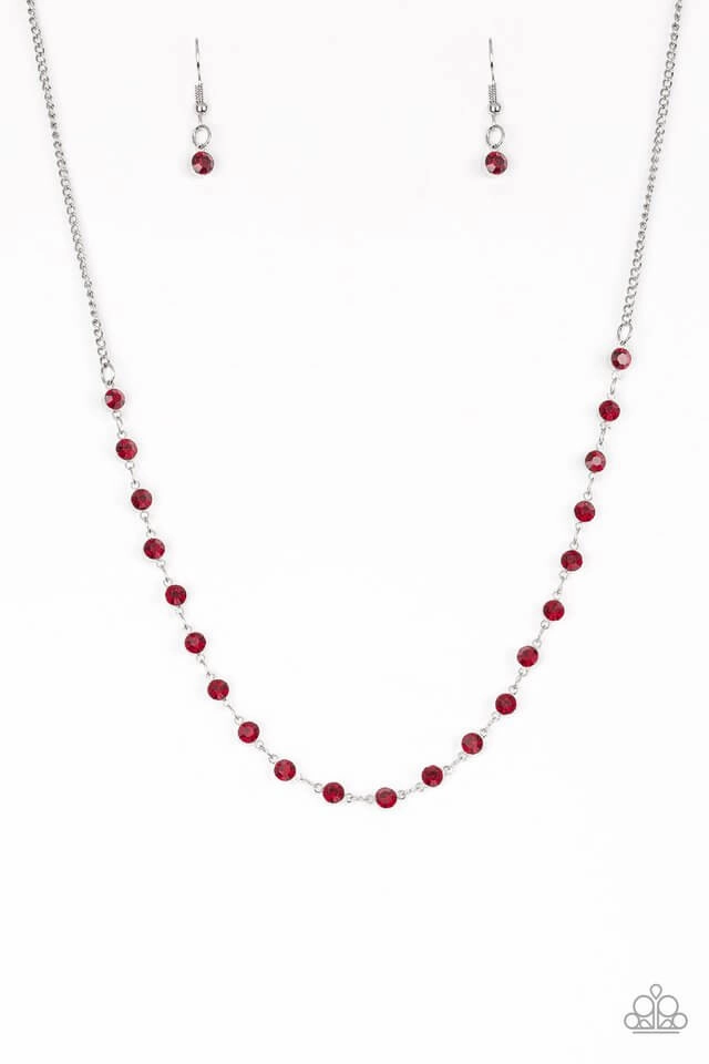 Ornamental Chain Jewelry Paparazzi Accessories ?Party Like A Princess - Red Necklace? Flat Rate Ship $4.50?