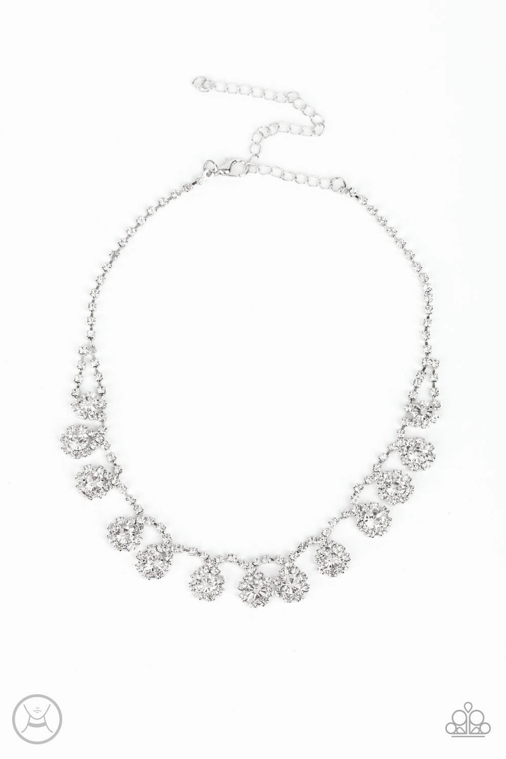 Superior Style Trend Accent Paparazzi Accessories ?Princess Prominence White Necklace? Flat Rate Ship $4.50?
