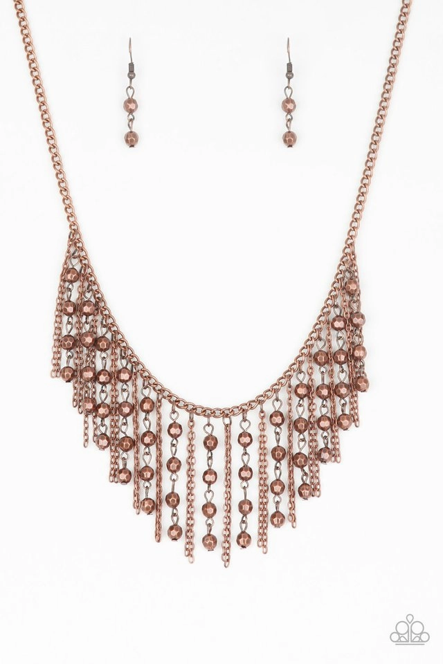 Birthday Cheer Paparazzi Accessories ?Rebel Remix - Copper Necklace? Flat Rate Ship $4.50?