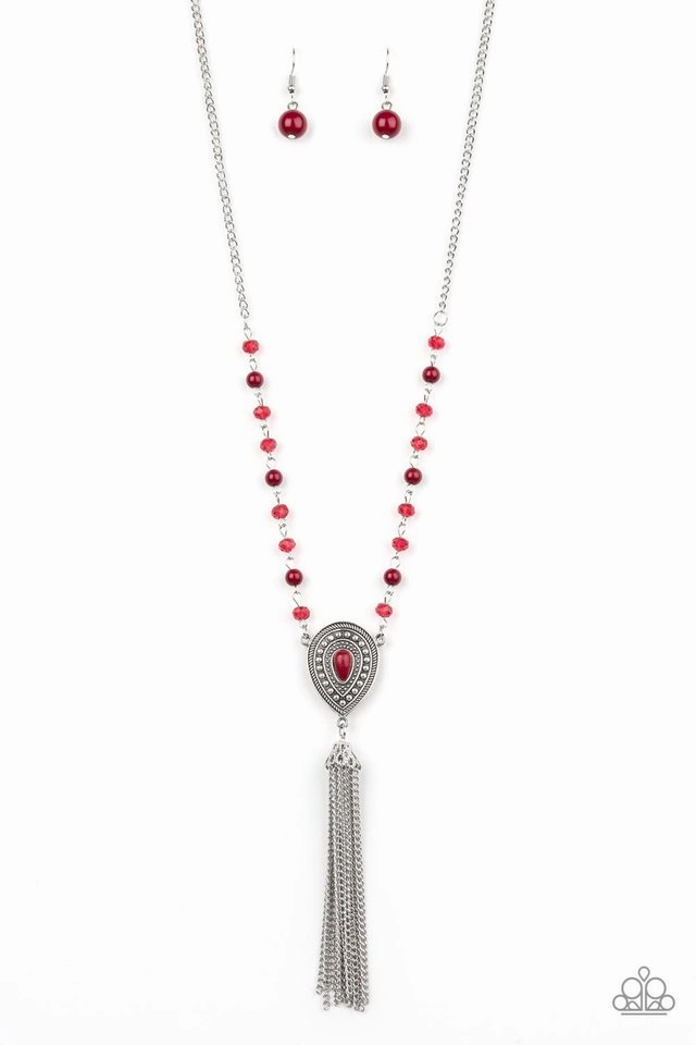 Paparazzi Accessories ?Soul Quest - Red Necklace? Flat Rate Ship $4.50? Fashion Focus