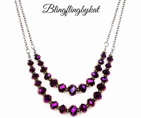 Paparazzi Accessories ?Strikingly Spellbinding - Purple Necklace? Flat Rate Ship $4.50? Versatile Gift Refined Detail