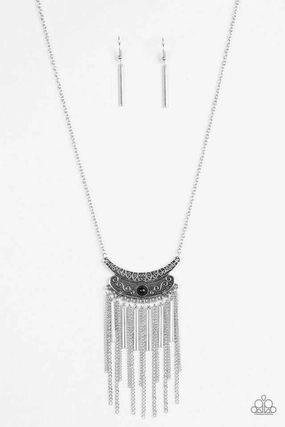 Contemporary Adornment Beach Vibe Paparazzi Accessories ?Take ZEN - Black Necklace? Flat Rate Ship $4.50?