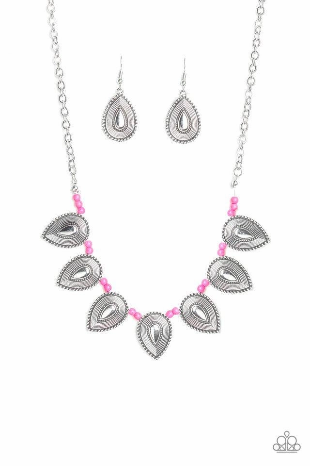 Paparazzi Accessories ?Terra Trailblazer - Pink Necklace? Flat Rate Ship $4.50? Daily Use Jewelry