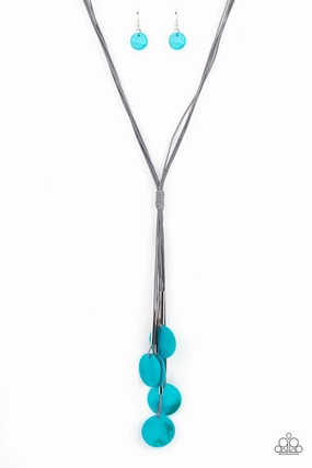 Urban Lifestyle Paparazzi Accessories ?Tidal Tassels - Blue Necklace? Flat Rate Ship $4.50?