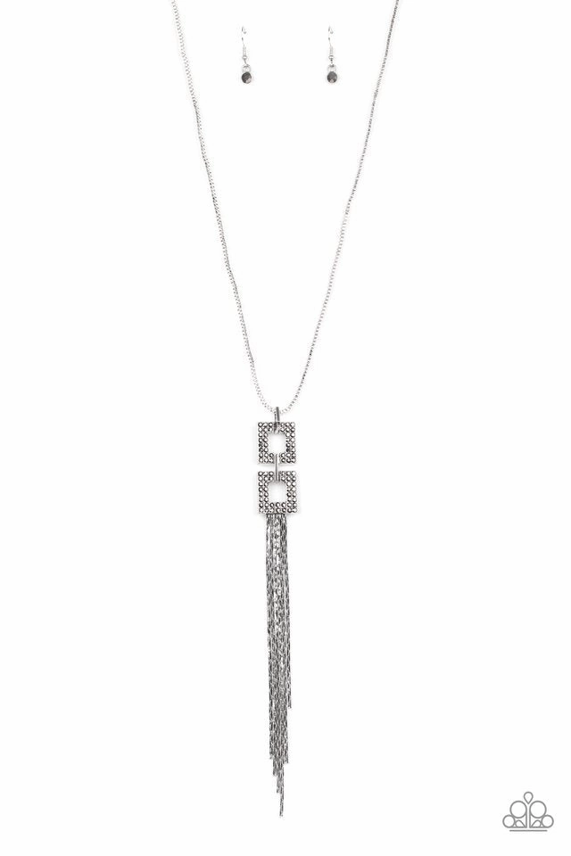 Paparazzi Accessories ?Times Square Stunner - Silver Necklace? Flat Rate Ship $4.50? Classic Present