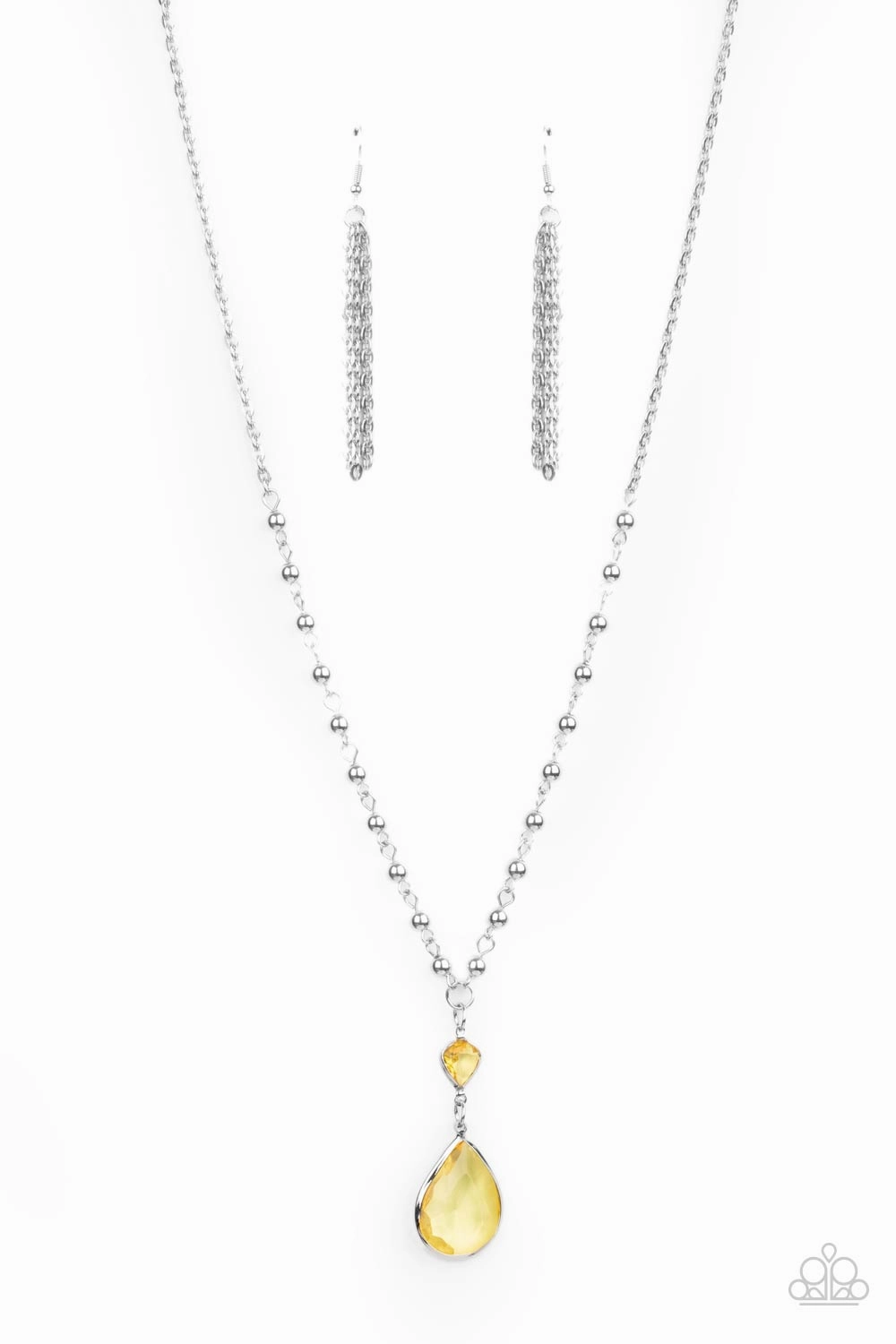 Paparazzi Accessories ?Titanic Splendor - Yellow Heart Necklace?Flat Rate Ship $4.50? Outdoor Fun International Jewelry