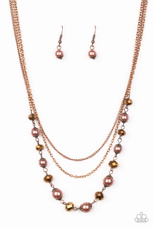 Paparazzi Accessories ?Tour de Demure - Copper Necklace? Flat Rate Ship $4.50? Attractive Present