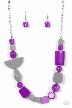 City Accent Paparazzi Accessories ?Tranquil Trendsetter - Purple Necklace? Flat Rate Ship $4.50?