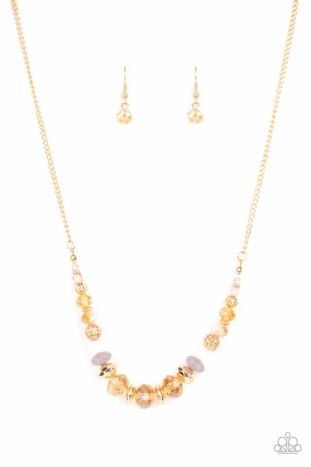 Urban Girl Paparazzi Accessories ?Turn Up The Tea Lights - Gold Necklace? Flat Rate Ship $4.50?
