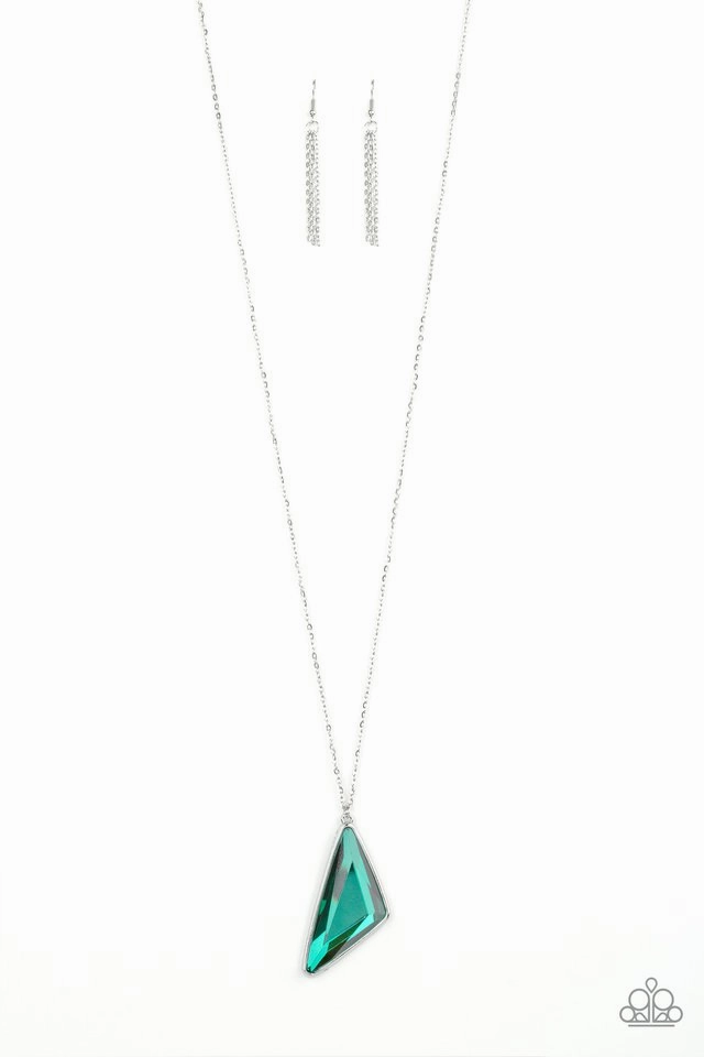 Paparazzi Accessories ?Ultra Sharp - Green ? Flat Rate Ship $4.50? Timeless Jewelry Fashion Gift