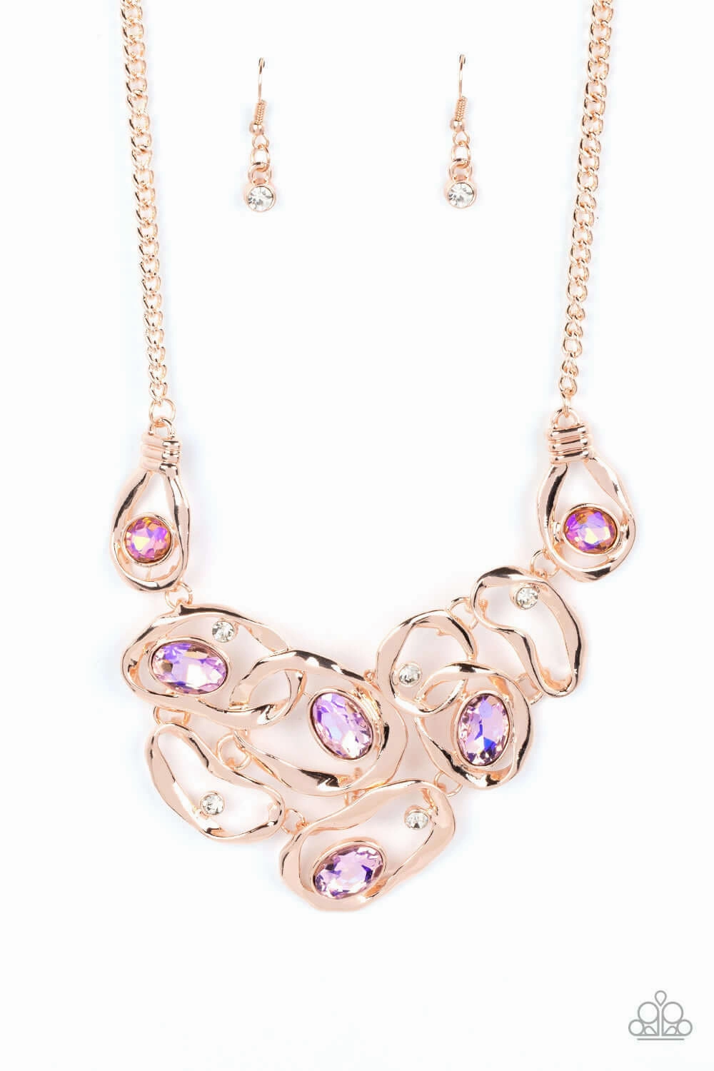 Paparazzi Accessories ?Warp Speed - Rose Gold Necklace? Flat Rate Ship $4.50? Stylish Days Mother Accent