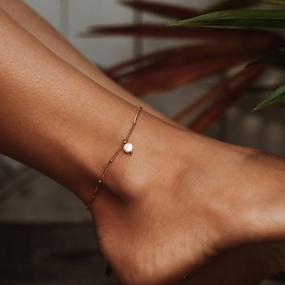 Dainty Trend Dainty Style Pearly Anklet