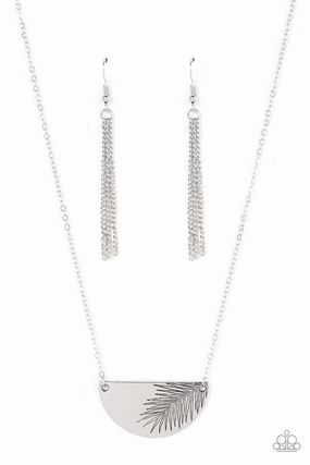 Paparazzi Accessories ?Cool, PALM, and Collected - Silver Necklace? Flat Rate Ship $4.50? Eternal Piece