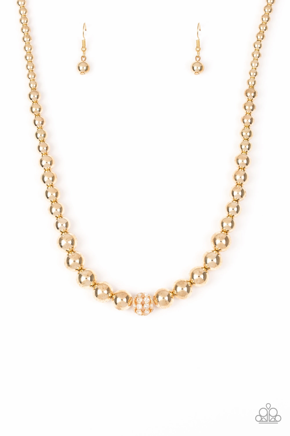 Birthday Surprise Modern Style Paparazzi Accessories ? High-Stakes FAME - Gold Necklace?Flat Rate Ship $4.50?
