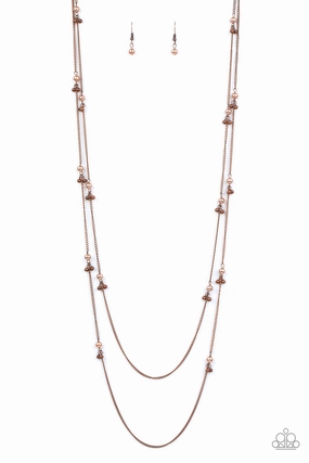 Paparazzi Accessories ? Ultrawealthy - Copper Necklace?Flat Rate Ship $4.50? Artful Style