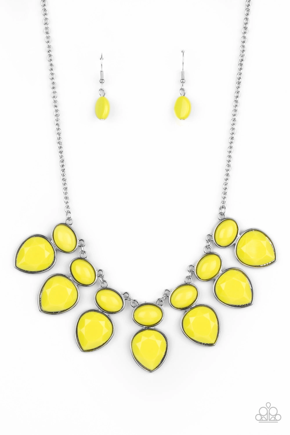 Handmade Art Paparazzi Accessories ? Modern Masquerade - Yellow Necklace?Flat Rate Ship $4.50?