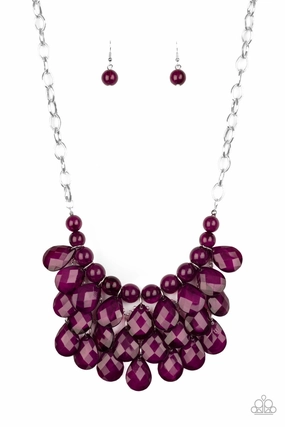 Fixed Size Accessory Paparazzi Accessories ? Sorry To Burst Your Bubble - Purple Necklace?Flat Rate Ship $4.50?