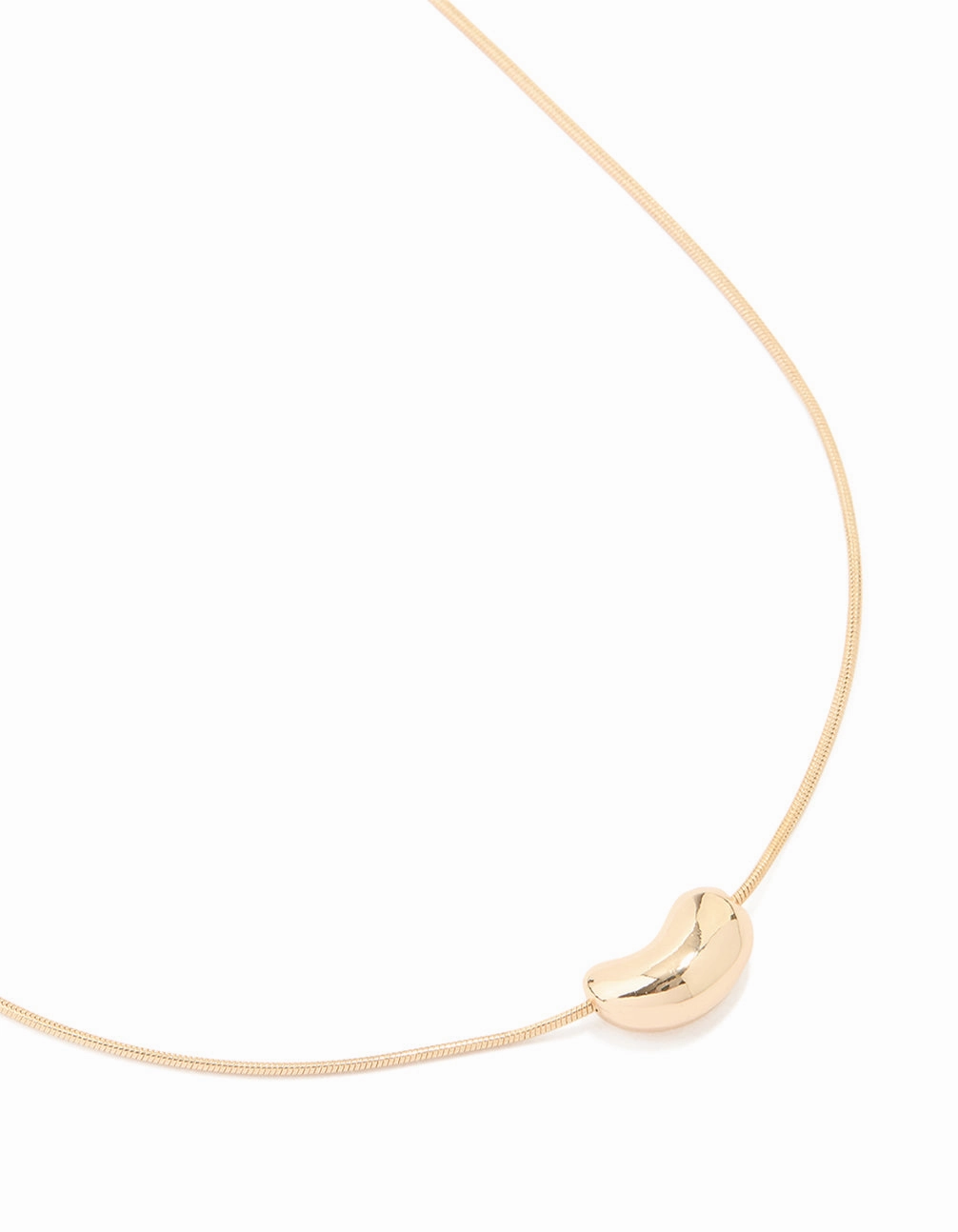 Ageless Accessory Gold Baby Pebble Necklace