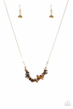 Durable Present Paparazzi Accessories ?Back To Nature - Brown Necklace? Flat Rate Ship $4.50?