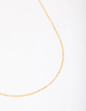 Gold Plated Sterling Silver Long Chain Necklace Adult Evening Jewelry Ethical Item