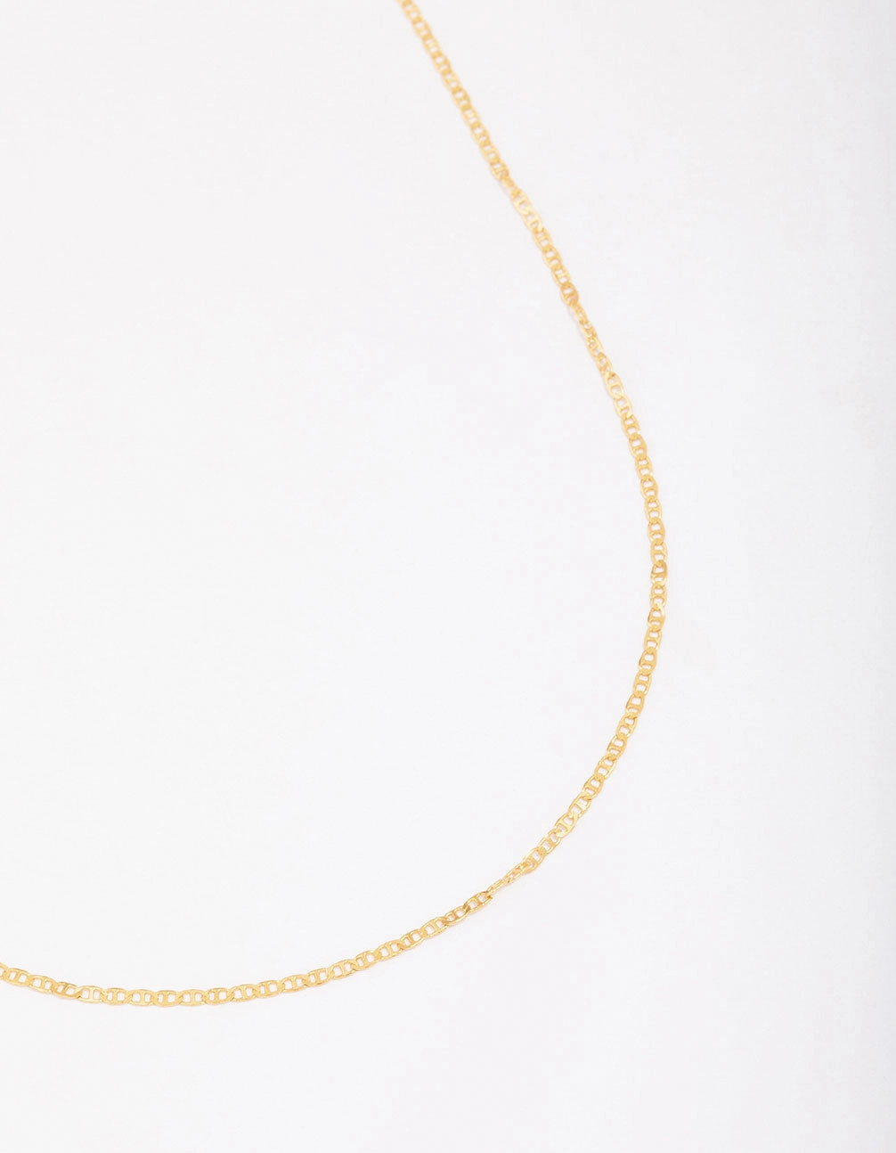 Gold Plated Sterling Silver Long Chain Necklace Adult Evening Jewelry Ethical Item