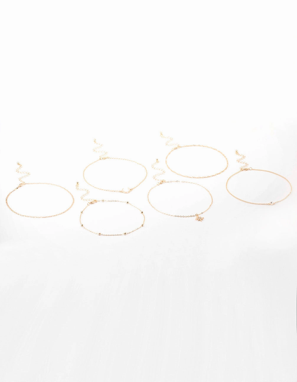 Everyday Essential Gold Celestial Choker Necklace 6-Pack