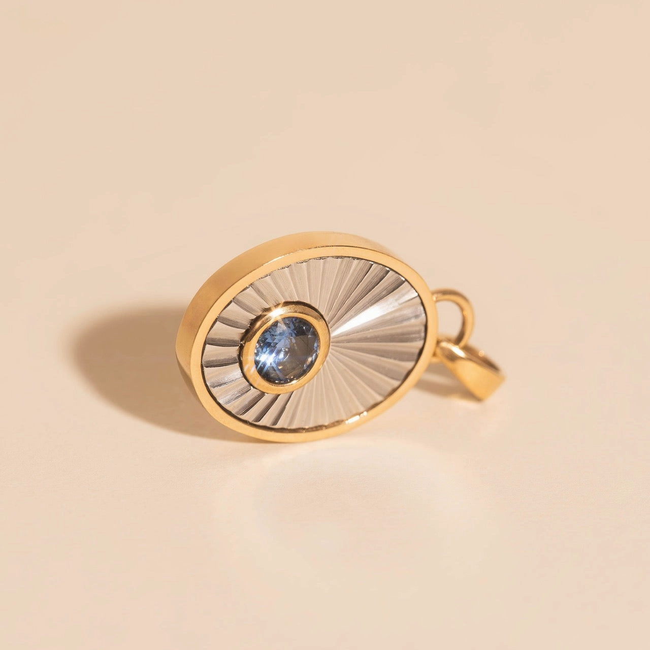 Sparkle Touch September Birthstone Necklace Charm