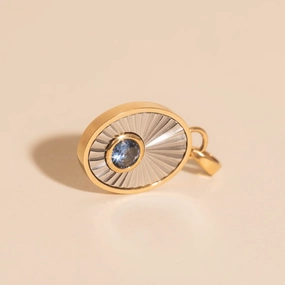 September Birthstone Necklace Charm Weekend Accent Artisan Detail