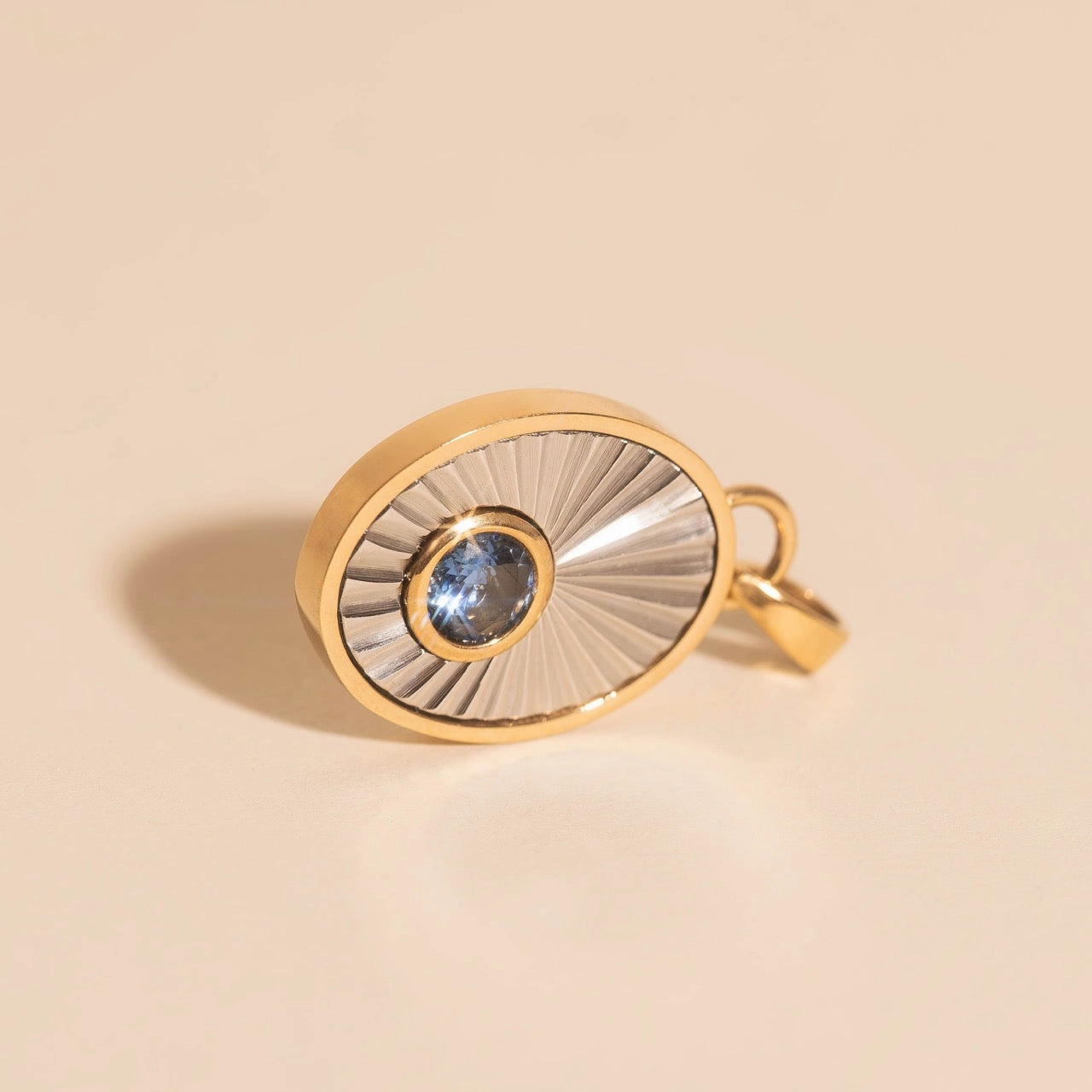 September Birthstone Necklace Charm Weekend Accent Artisan Detail