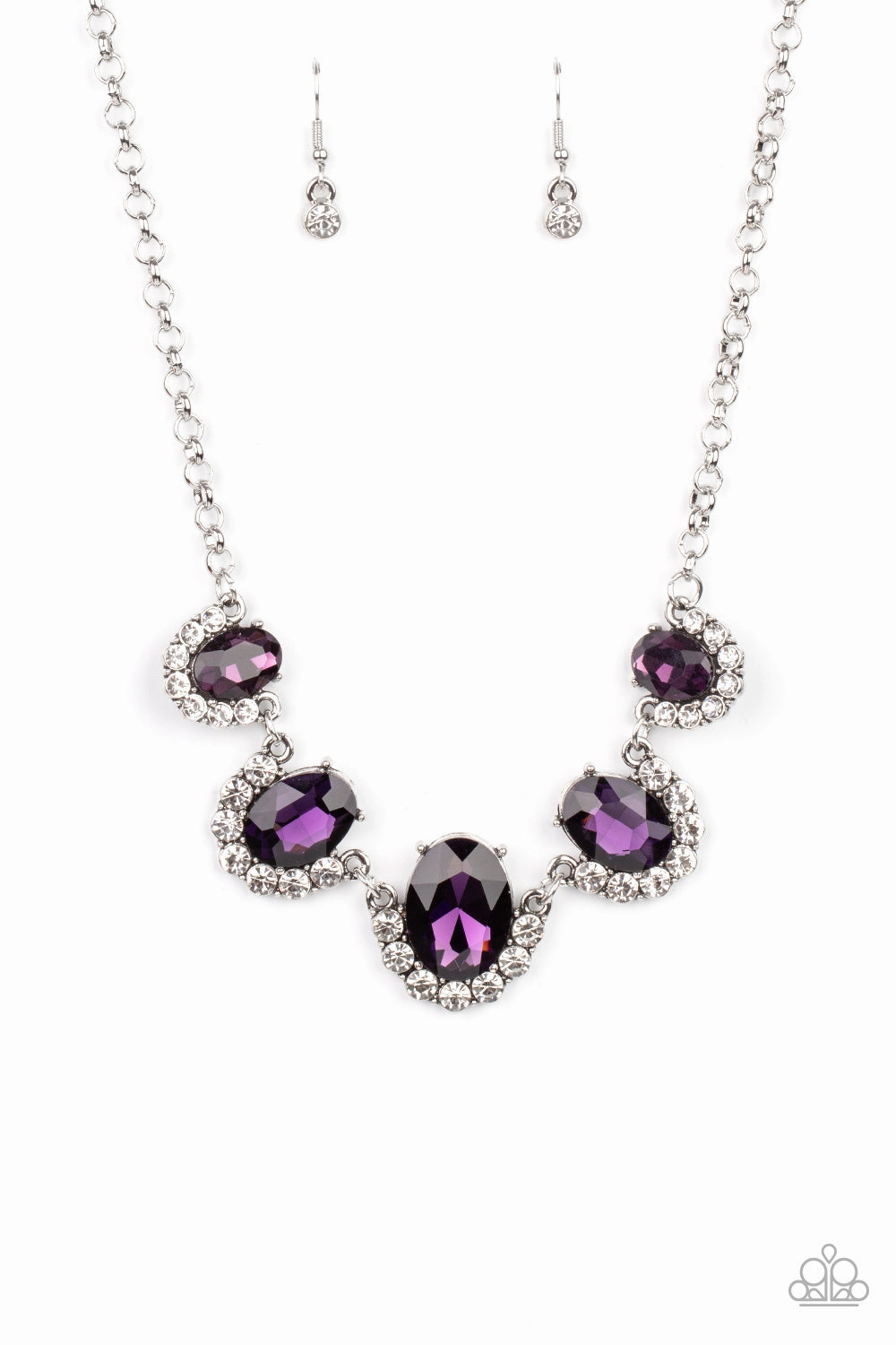 Paparazzi Accessories ?The Queen Demands It - Purple Necklace?Flat Rate Ship $4.50? Magnificent Item Affordable Design