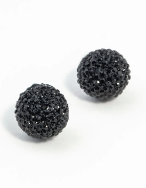 Substantial Accent Artistic Ornament Jelly Tot Ball Earrings