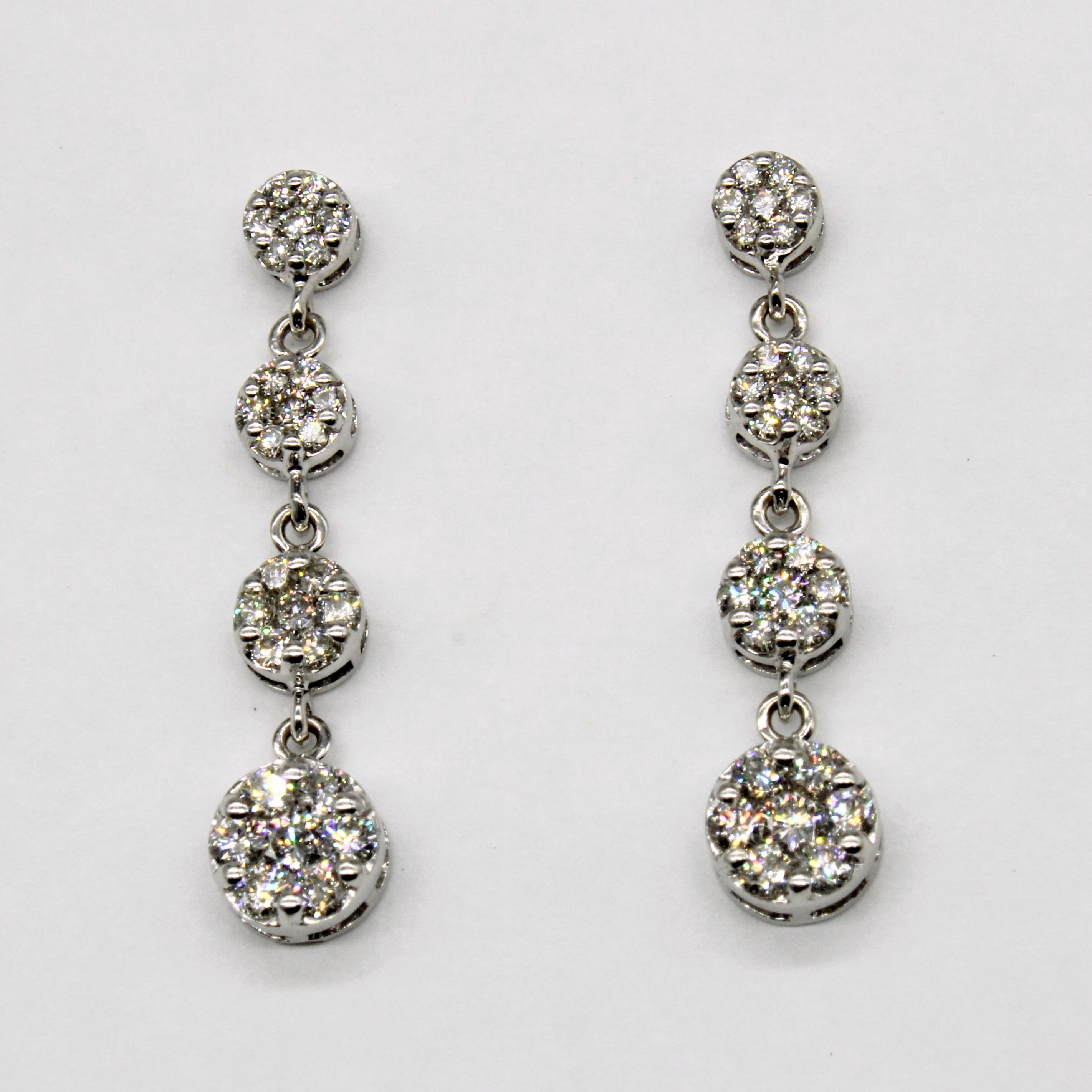Diamond Drop Earrings | 0.60ctw | Luxury Glow