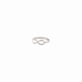 Luxury Accent Silver Infinity Classic Ring