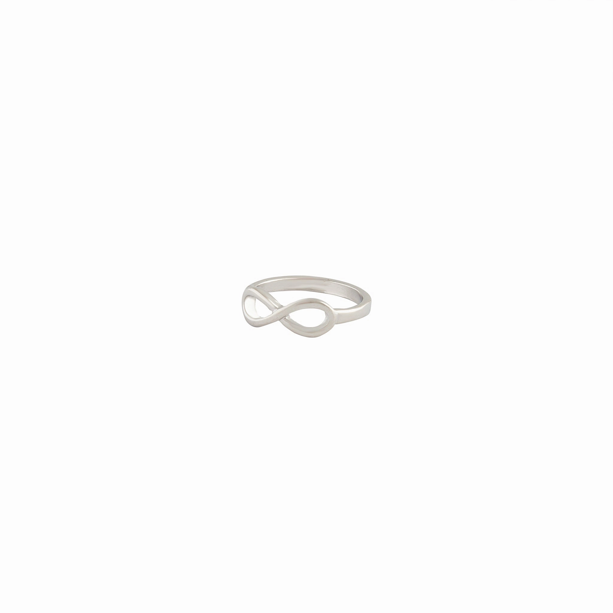 Vintage Object Meaningful Symbol Silver Infinity Classic Ring