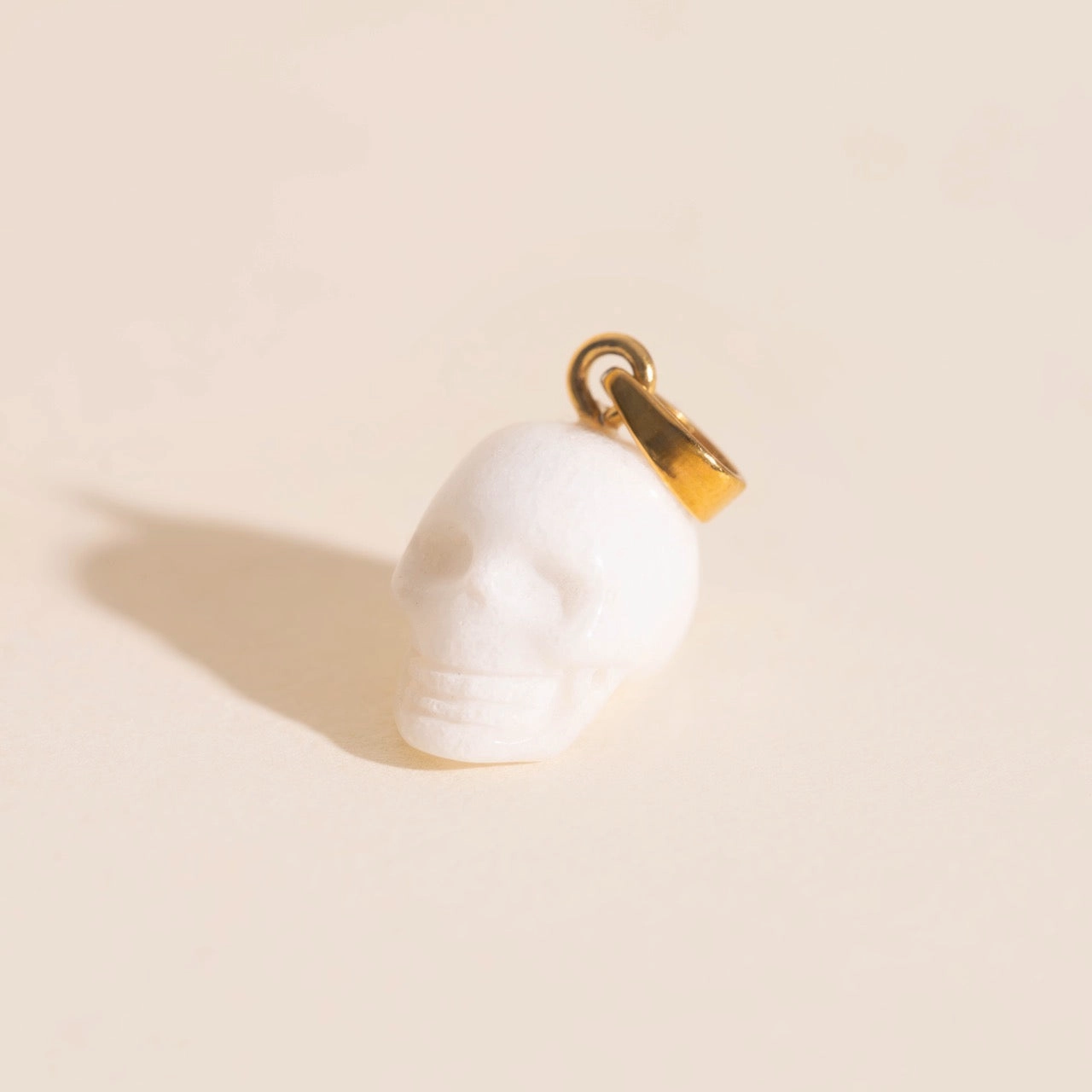 Skull Necklace Charm Daily Collection Bright Accent