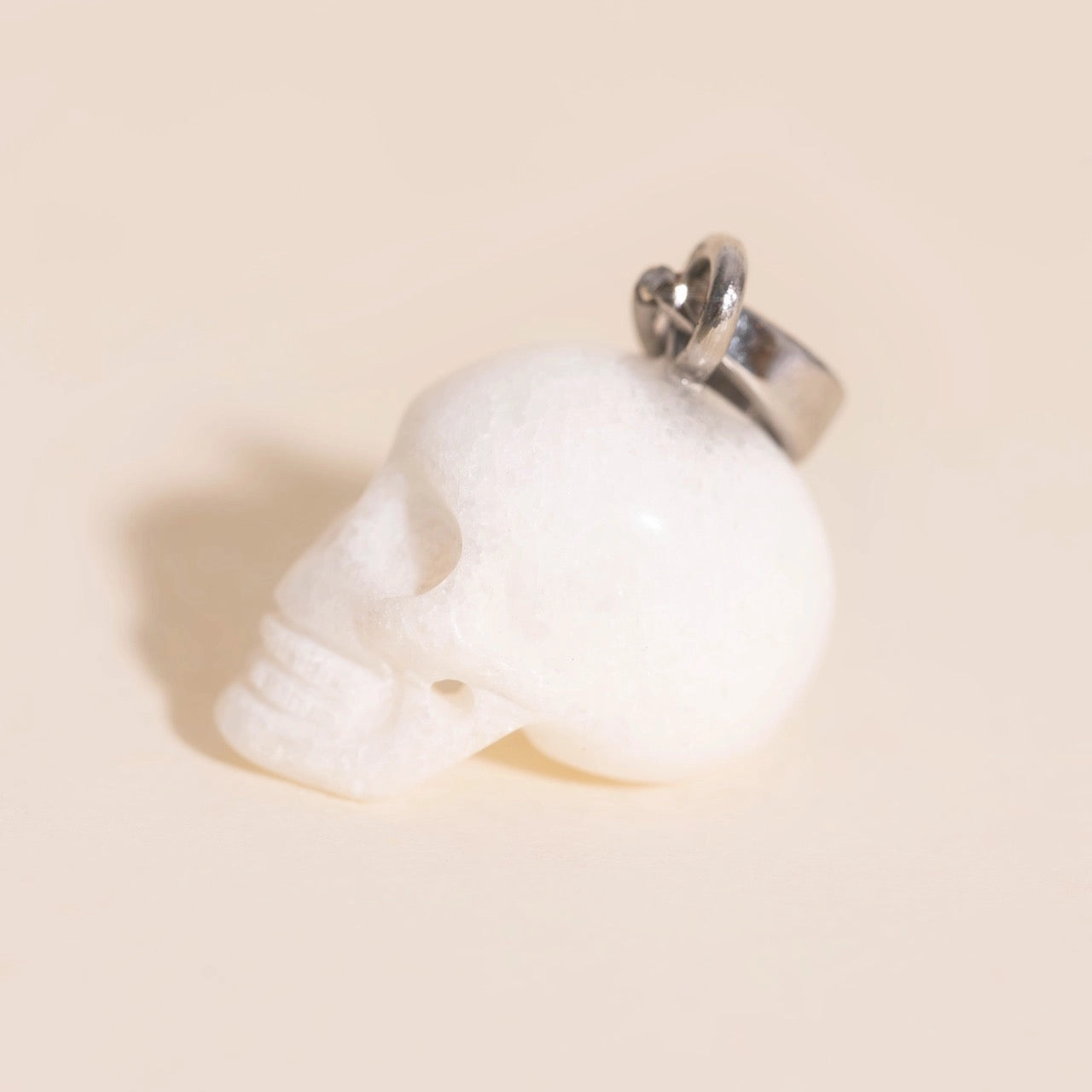 Glam Glow Skull Necklace Charm