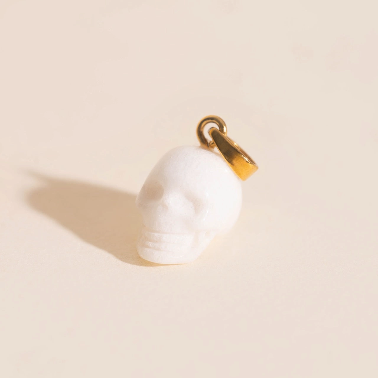 Skull Necklace Charm Timeless Spark Shining Look