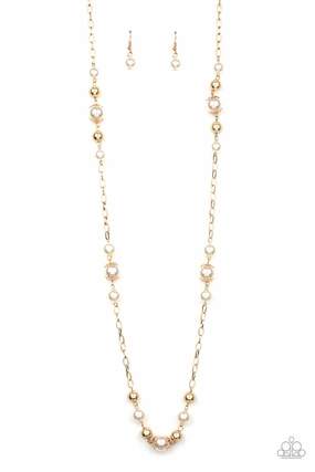 Paparazzi Accessories ?Wall Street Waltz - Gold Necklace? Flat Rate Ship $4.50? Weekend Look