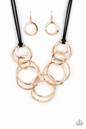 For Mom Paparazzi Accessories ?Spiraling Out of COUTURE - Gold Necklace? Flat Rate Ship $4.50?