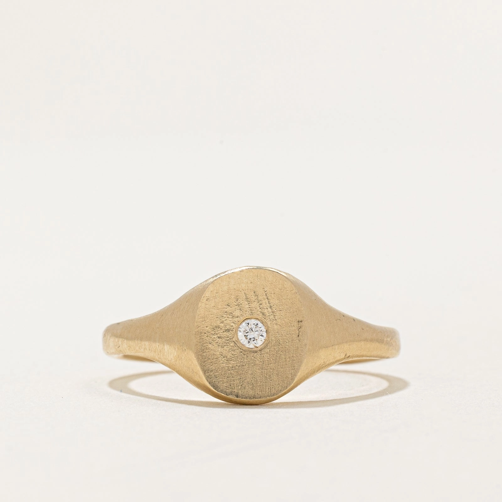 Single Stone Diamond Ring | 0.03ct | SZ 8.5 Distinctive Look Trendy Touch