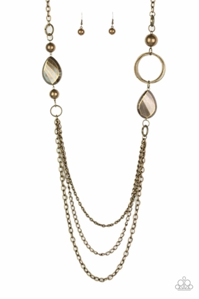 Paparazzi Accessories ? Rebels Have More Fun - Brass Necklace?Flat Rate Ship $4.50? Wedding Locket Item