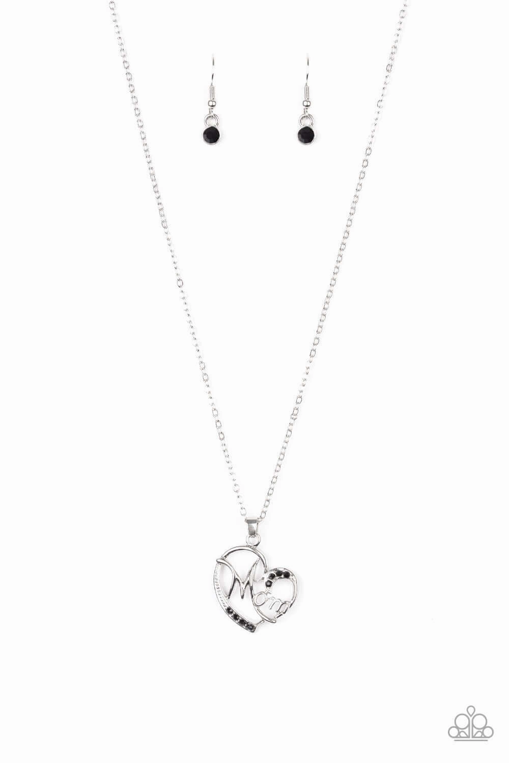 Lively Look Minimal Feature Paparazzi Accessories ? Mom Moments - Black Necklace?Flat Rate Ship $4.50?