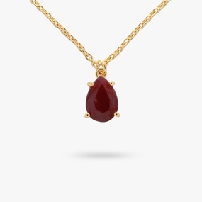 Event Outfit Inspired Accent Amare Wear Celebration Collection - July Birthstone Necklace Ruby