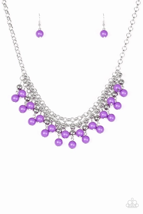 Paparazzi Accessories ? Friday Night Fringe - Purple Necklace?Flat Rate Ship $4.50? Fashionable Gift Fashion Forward