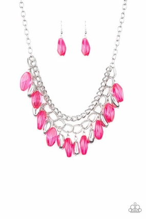 Paparazzi Accessories ?Spring Daydream - Pink Necklace? Flat Rate Ship $4.50? Autumn Gift