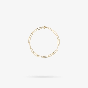 Artisan Craft Glamorous Accent Stainless Steel Bracelet Jumbo Paperclip