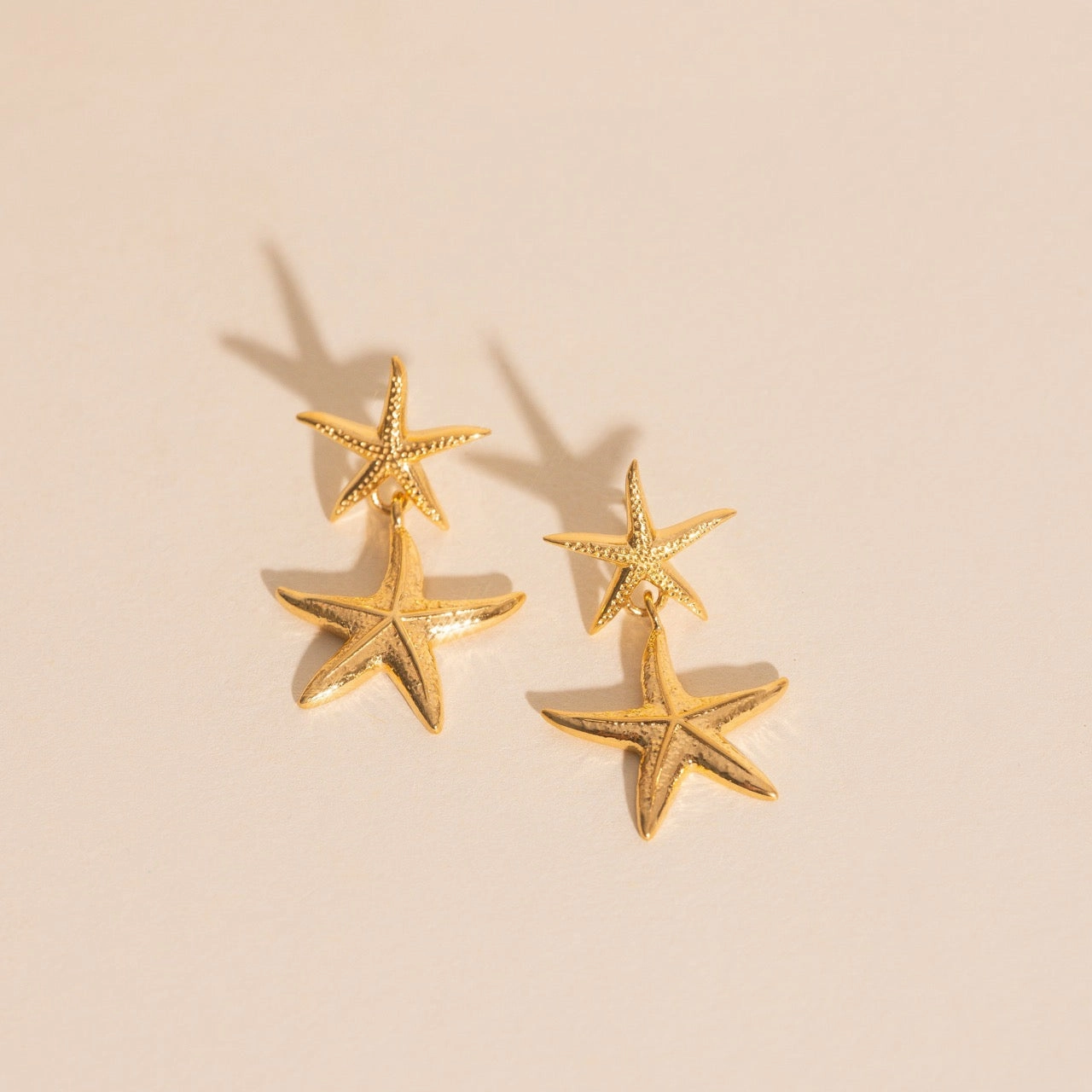 Starfish Dangle Stud Earrings Daily Accent
