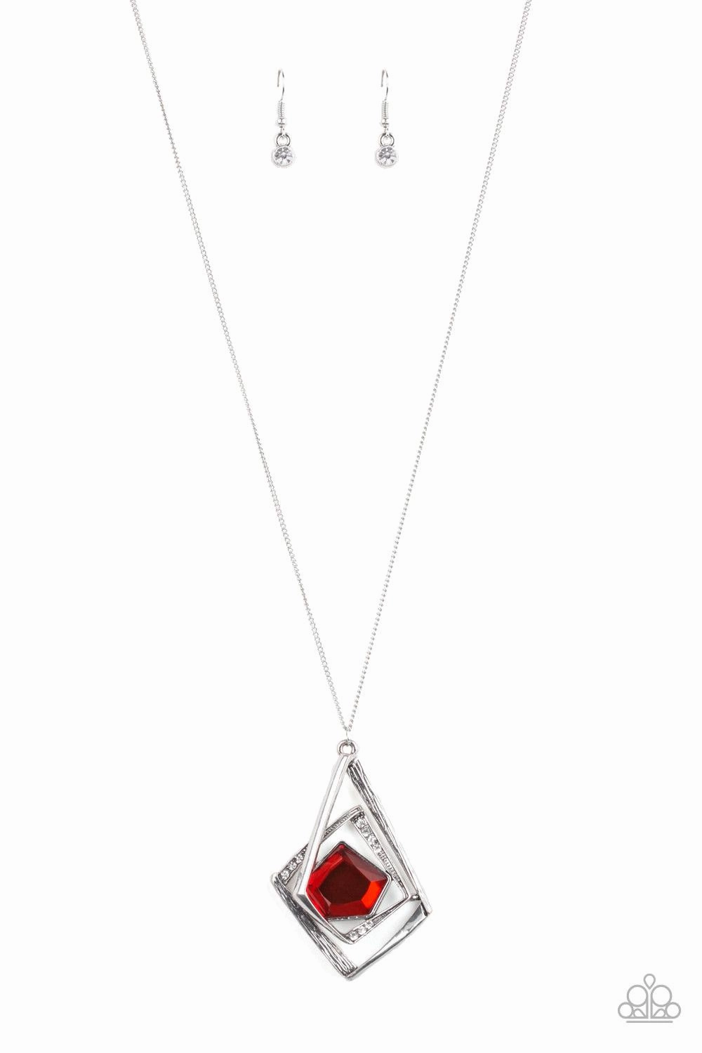 Paparazzi Accessories ? A MODERN Citizen - Red Necklace?Flat Rate Ship $4.50? Active Look