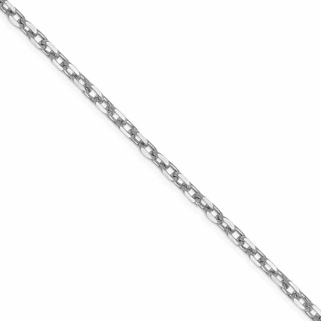 Classic Highlight Sterling Silver 1.5mm or ~1mm Diamond Cut Cable Chain